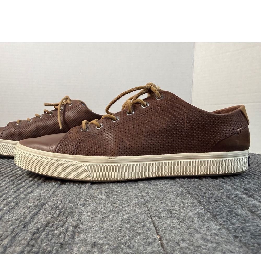Sperry Mens PlushWave Perforated Leather Sneakers Brown STS22188 Low Top 10 - Picture 8 of 8